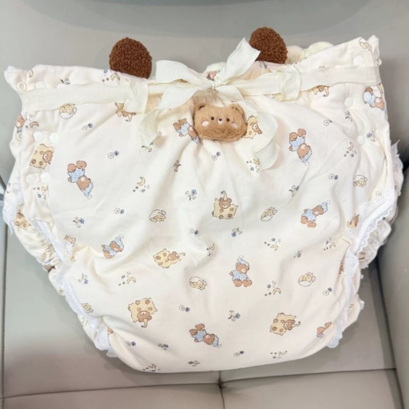 Boxer Brief Pack Cotton - Adult Cotton Cartoon Pattern Cloth Diapers