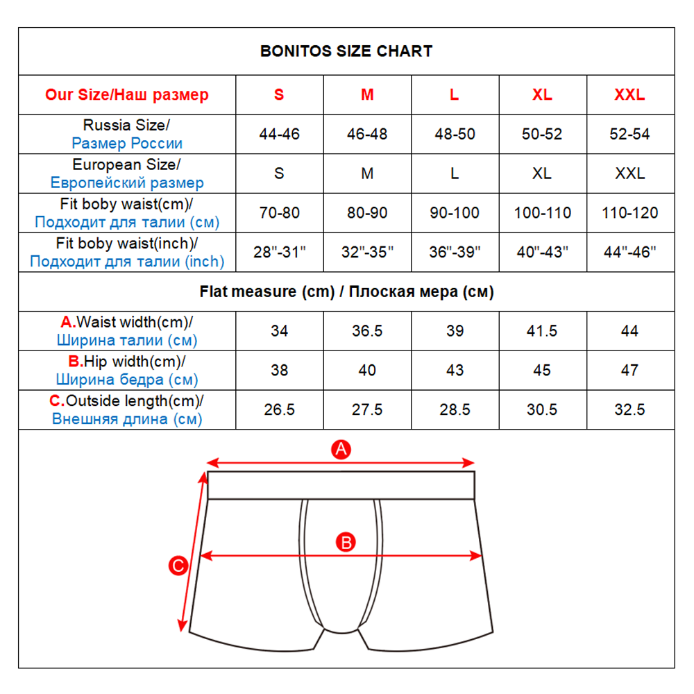 4pcs Set Mens Boxer Shorts Sof - огляд і ціна Boxer Brief Pack Cotton