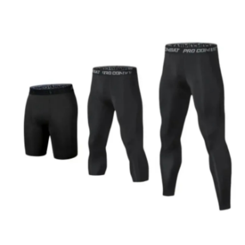Men's Cool Dry Leggings Sports - огляд і ціна Compression Shorts Athletes