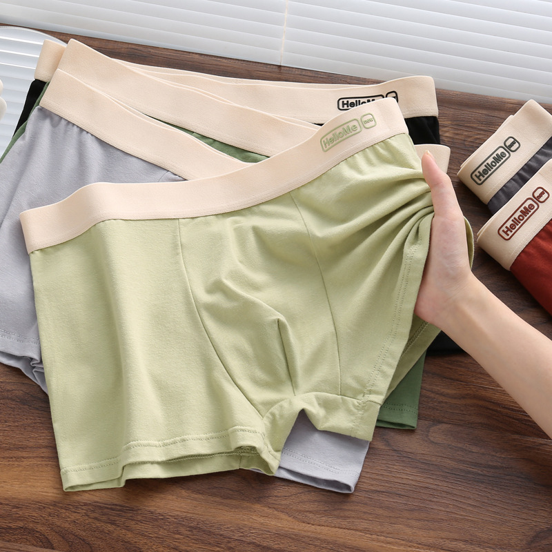 L-4XL Breathable Cotton Men Bo - огляд і ціна Boxer Brief Pack Cotton