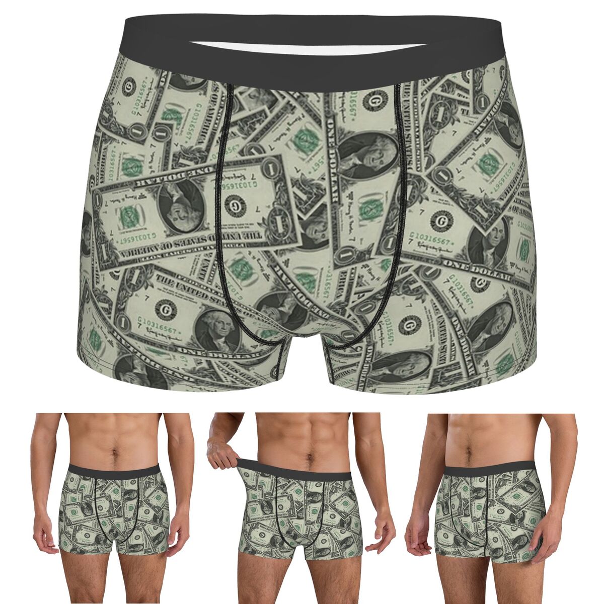 Boxer Underpants Shorts Money  - огляд і ціна Boxer Shorts Modal