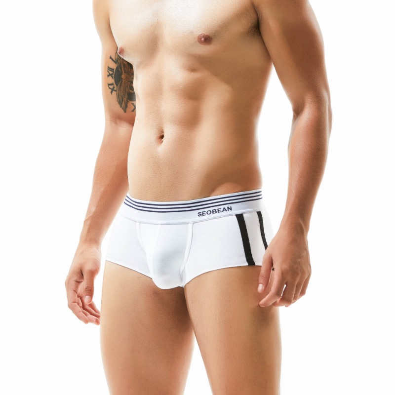 Simple solid color, men's boxe - огляд і ціна Boxer Brief Pack Cotton