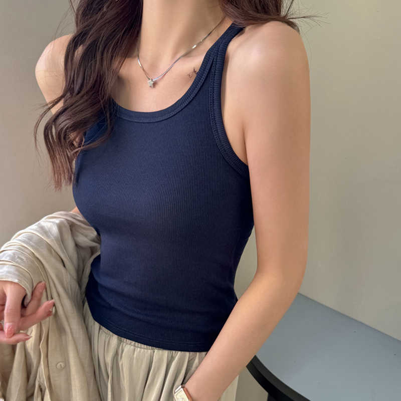Basic Ribbed Knitted Tank Top  - огляд і ціна Tank Top Ribbed