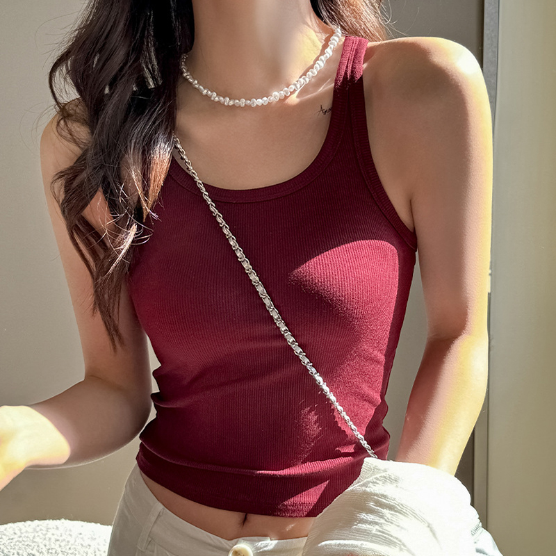 Basic Ribbed Knitted Tank Top  - огляд і ціна Tank Top Ribbed