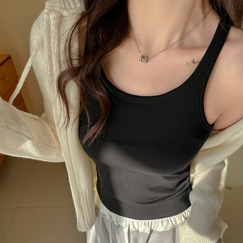 Basic Ribbed Knitted Tank Top  - огляд і ціна Tank Top Ribbed