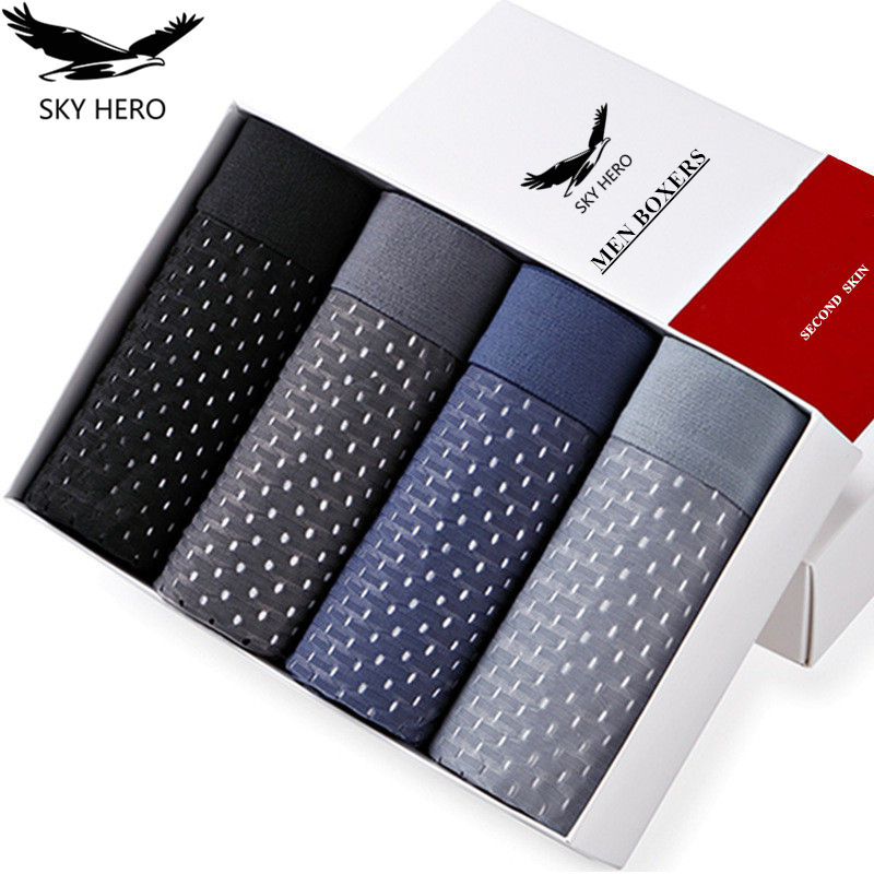 4pcs/Lot Underwear Men's Panti - огляд і ціна Boxer Shorts Modal