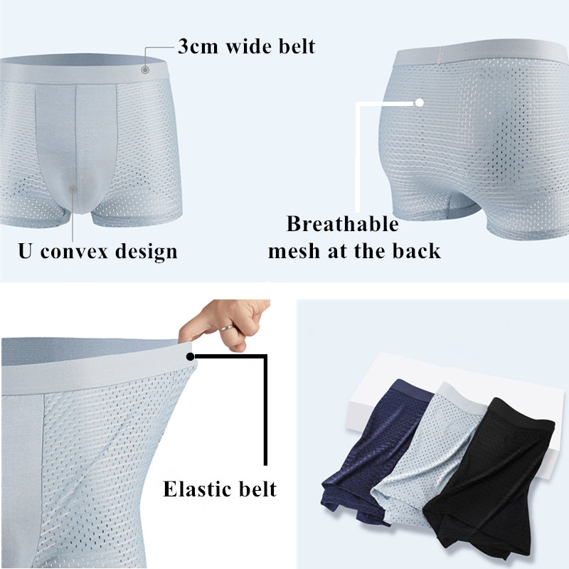 4pcs/Lot Underwear Men's Panti - огляд і ціна Boxer Shorts Modal