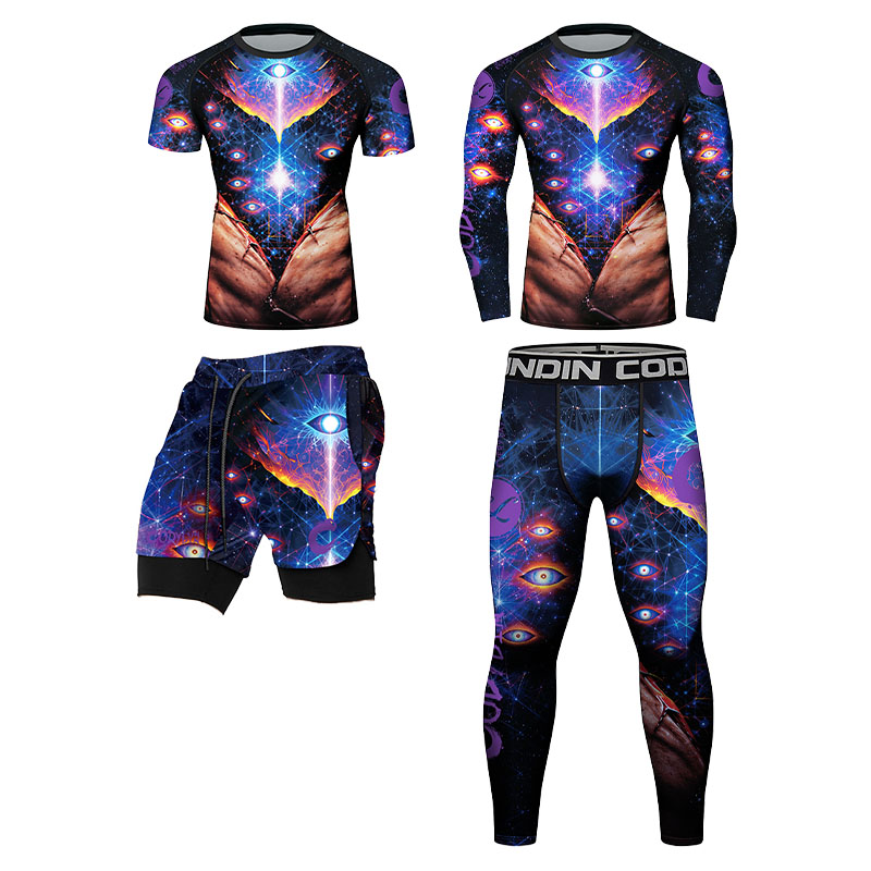 Mens Space Eye 3D Printed Quic - огляд і ціна Compression Long Pant