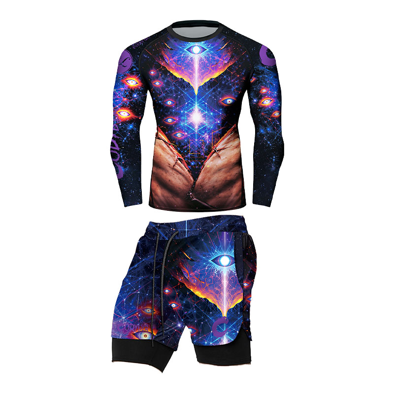 Mens Space Eye 3D Printed Quic - огляд і ціна Compression Long Pant