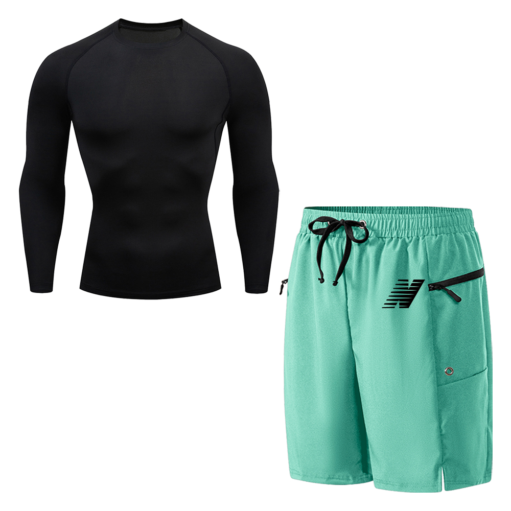 Men's Casual Beachwear Set Sum - огляд і ціна Compression Shorts Athletes