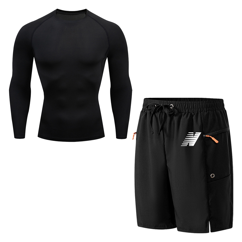 Men's Casual Beachwear Set Sum - огляд і ціна Compression Shorts Athletes