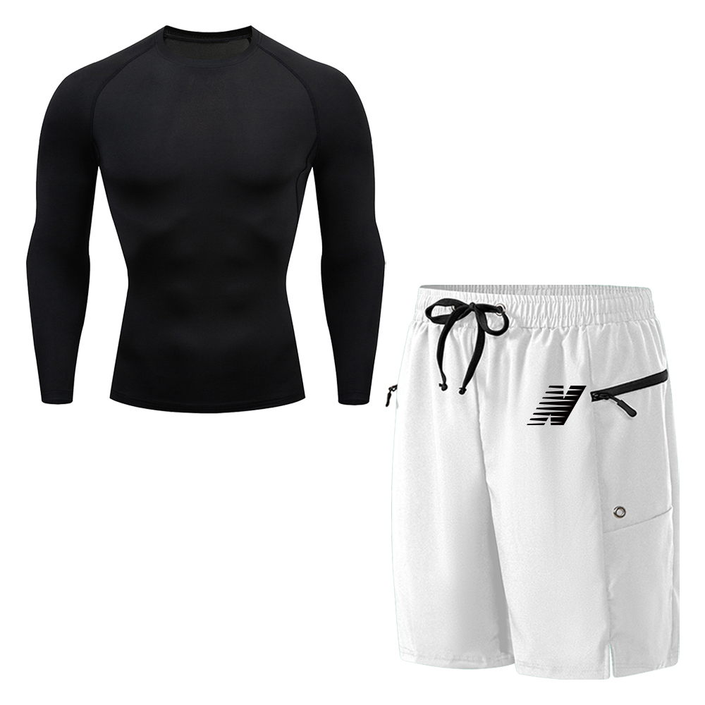 Men's Casual Beachwear Set Sum - огляд і ціна Compression Shorts Athletes