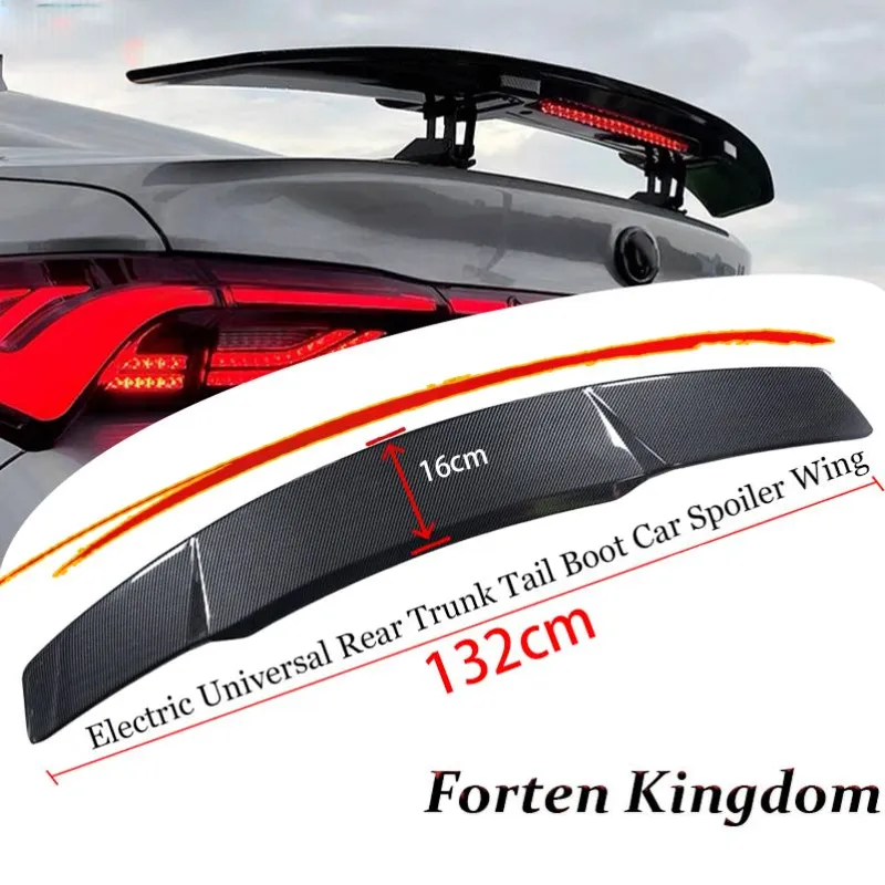 Carbon Fiber Spoiler Automatic - огляд і ціна Bamboo Fiber Trunk